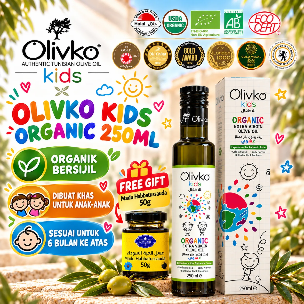 Olivko Kids 250ml