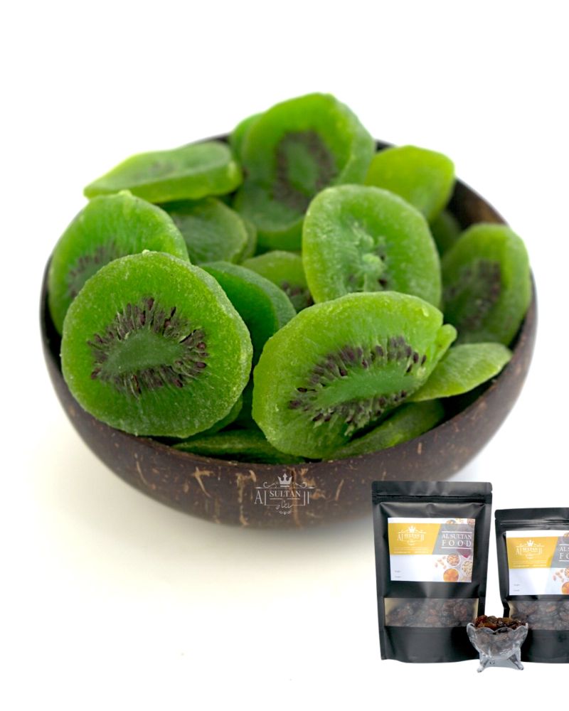 Dried green kiwi