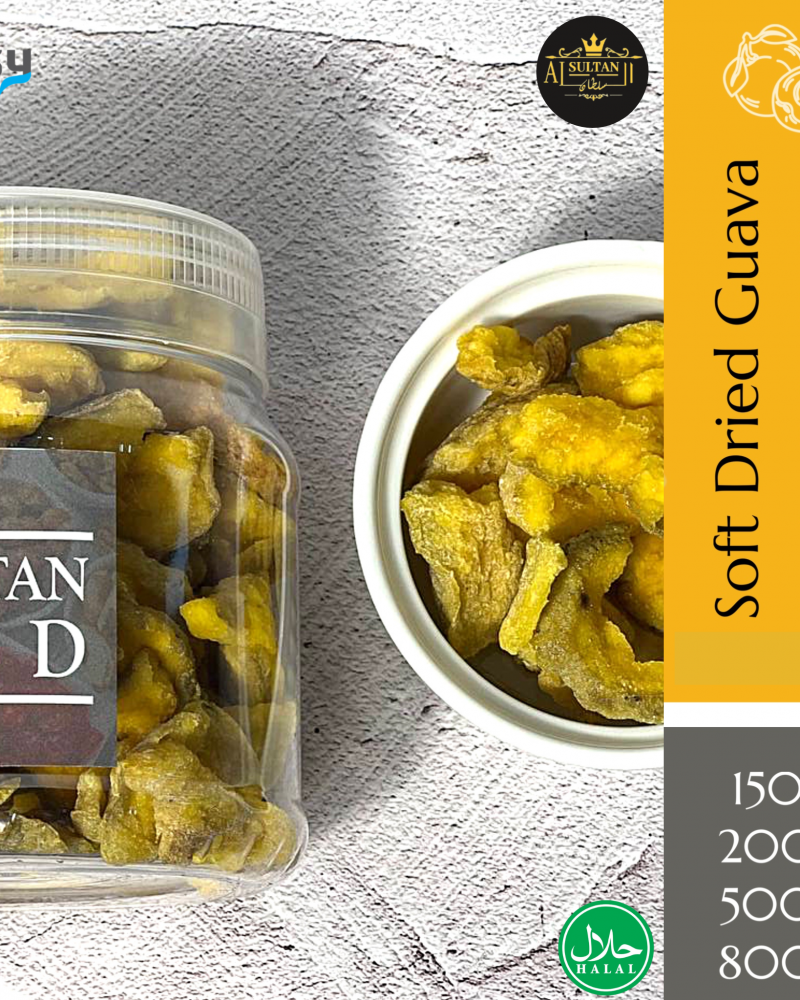 AlsultanFood Dried Guava | Buah jambu Kering 150g, 200g, 500g, 800g
