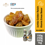 AlSultanFood Jumbo Golden Raisin | Kismis Emas Jumbo 150g, 250g, 500g,1kg