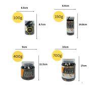 Product Measurement Roasted Black Soybean | Kacang Soya Hitam Panggang 100g, 150g, 400g, 700g