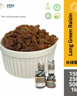 AlSultanFood Long Green Raisin | Kismis Hijau Panjang 150g, 250g, 500g, 1kg