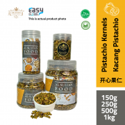 AlSultanFood Raw Pistachio Kernels | Kacang Pistachio Tanpa Kulit 150g, 250g, 500g, 1Kg