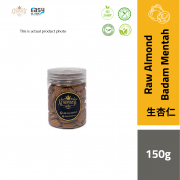 AlSultanFood Raw Almond Whole | Kacang Badam Mentah 150g