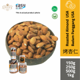 AlSultanFood Badam Panggang | Roasted & Salted Almond USA 150g, 250g, 400g, 800g