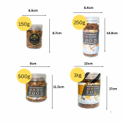 AlSultanFood Raw Almond Whole | Kacang Badam Mentah 150g, 250g, 500g, 1Kg