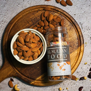 Product in use AlSultanFood Badam Panggang | Roasted & Salted Almond USA 150g, 250g, 400g, 800g
