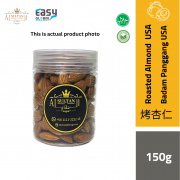 AlSultanFood Badam Panggang | Roasted & Salted Almond USA 150g