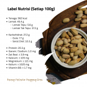 Product expired or nutrition label AlsultanFood Roasted Pistachio Iran | Kacang Pistachio Iran Panggang 100g, 200g, 400g dan 800g