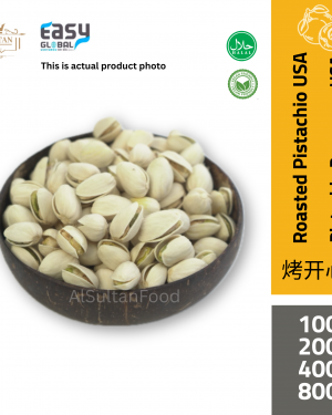 AlsultanFood Roasted Pistachio USA | Kacang Pistachio USA Panggang 100g, 200g, 400g dan 800g