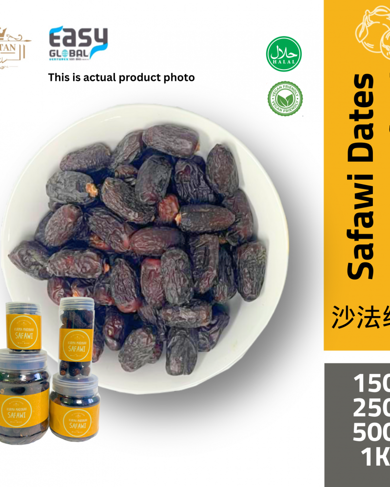 AlSultanFood Kurma Safawi Premium 150g, 250g, 500g, 1kg