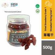 AlsultanFood AlsultanFood Grade A Dried Strawberries | Buah Strawberi Kering 500g