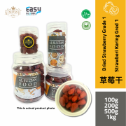 product with white background AlsultanFood AlsultanFood Grade A Dried Strawberries | Buah Strawberi Kering 150g, 300g, 500g, 1 kg