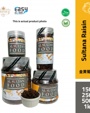 AlSultanFood Sultana Raisin | Kismis Sultana 150g, 250g, 500g, 1kg
