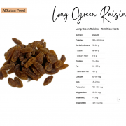 AlSultanFood Long Green Raisin | Kismis Hijau Panjang 150g, 250g, 500g, 1kg