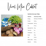 Product expired or nutrition label Viral Mix Chocolate | Coklat Campur Viral 250g, 500g, 1kg