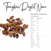 Product expired or nutrition label Kurma Tangkai Deglet Nour Tunisia Timbang (Loose) 500g, 1kg