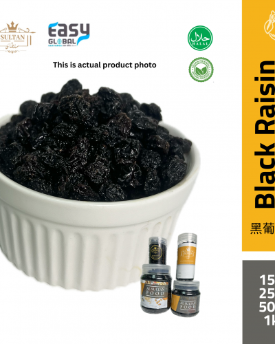 AlSultanFood Black Raisin | Kismis Hitam 150g, 250g, 500g, 1kg