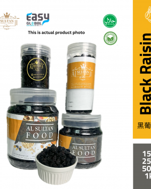 AlSultanFood Black Raisin | Kismis Hitam 150g, 250g, 500g, 1kg