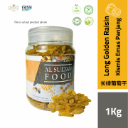 AlSultanFood Long Golden Raisin | Kismis Emas Panjang 1kg