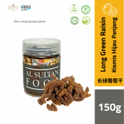 AlSultanFood Long Green Raisin | Kismis Hijau Panjang 150g