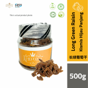 AlSultanFood Long Green Raisin | Kismis Hijau Panjang 500g