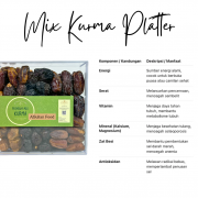Product expired or nutrition label AlSultanFood 5 in 1 Mix Kurma Platter | Hidangan Kurma Campuran 1Kg