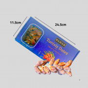 Product Measurement Bahar Kurma Tangkai Deglet Nour Tunisia 500g