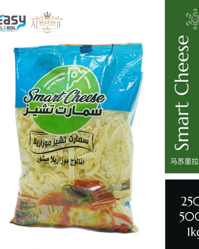 Smart Shredded Mozarella Keju Halal Murah 1kg/500g/250g