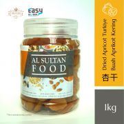 AlsultanFood Turkish Dried Apricot | Aprikot Kering Snek Halal 1kg (bottel)