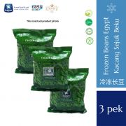 3 pek Kayan Frozen Beans | Kacang Panjang Sejuk Beku 400g
