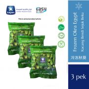 3 pek Kayan Frozen Okra | Sayur bendi Sejuk Beku 400g