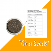 Product expired or nutrition label AlsultanFood Chia Seeds | Chia Seeds 150g , 300g,500g, 1 kg