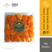 AlsultanFood Turkish Dried Apricot | Aprikot Kering Snek Halal 1kg (plater)