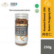 AlSultanFood Badam Panggang | Roasted & Salted Almond USA 250g