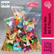 Delice Snek Coklat Oat Puff | Mini Bar Snack Mix 170g,250g,500g Oatmeal