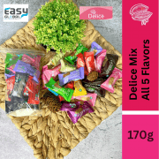Delice Snek Coklat Oat Puff | Mini Bar Snack Mix 170g,250g,500g Oatmeal