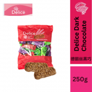 Delice Snek Coklat Gelap Oat Puff | Dark Chocolate Mini Bar Snacks Oatmeal 250g