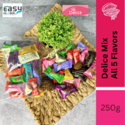 Delice Snek Coklat Oat Puff | Mini Bar Snack Mix 170g,250g,500g Oatmeal