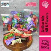 Delice Snek Coklat Oat Puff | Mini Bar Snack Mix 170g,250g,500g Oatmeal