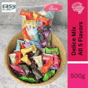 Delice Snek Coklat Oat Puff | Mini Bar Snack Mix 170g,250g,500g Oatmeal