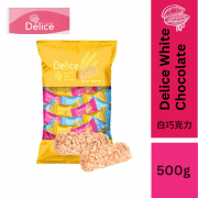 Delice Snek Coklat Putih Oat Puff | White Chocolate Mini Bar Snacks Oatmeal 500G