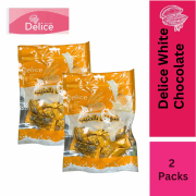 Delice Snek Coklat Putih Oat Puff | White Chocolate Mini Bar Snacks Oatmeal 170G*2 packs