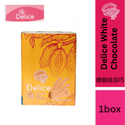 Delice Snek Coklat Putih Oat Puff | White Chocolate Mini Bar Snacks Oatmeal 500G (SHOWBOX)