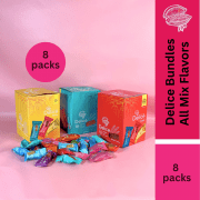 Delice Snek Coklat Oat Puff | Mini Bar Snack Bundles Mix 500g*8 Packs