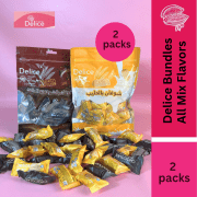 Delice Snek Coklat Oat Puff | Mini Bar Snack Bundles Mix 170g*2 Packs