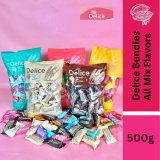 Delice Snek Coklat Oat Puff | Mini Bar Snack Bundles Mix 500g Oatmeal 60pcs+/-