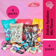 Delice Snek Coklat Oat Puff | Mini Bar Snack Bundles Mix 500g*4 Packs
