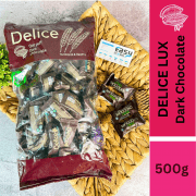Delice LUX Dark Chocolate Oat Puff Healthy Mini Bar Snacks 500g