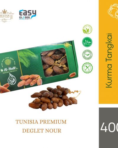 Al Huda Kurma Tangkai Deglet Nour Tunisia  400g